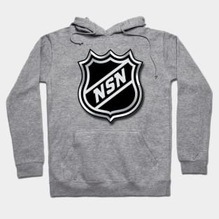 "No Skills Necessary" Hockey shield Hoodie